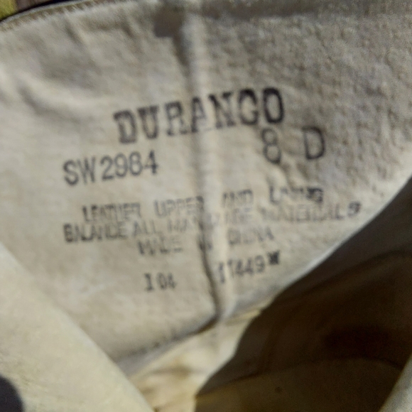 Women's Durango Western Bootie, SW2984 - Picture 8 of 16